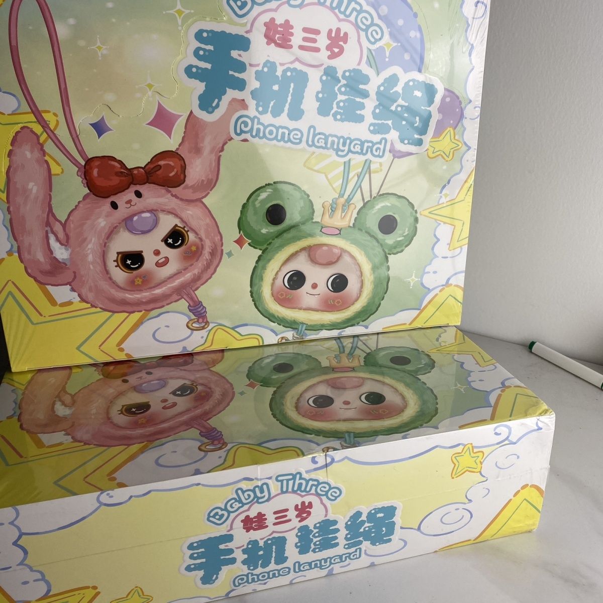 Baby Products For Face - Baby Three Handyband Blind Box Vinyl-Gesichtsfigur