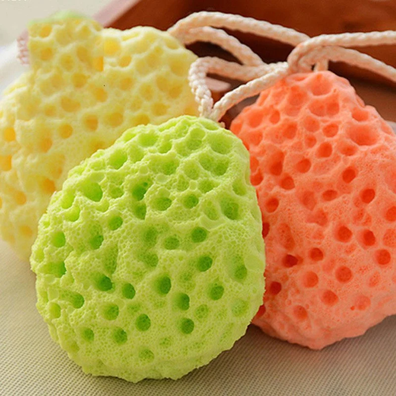 Baby Products For Bathing - Wabenförmiger Badeschwamm, Duschschaum, Weicher Netz-Duschschwamm, Körperreiniger,