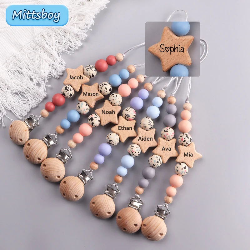 Baby Teethers - NEUE benutzerdefinierte Name Holz personalisierte Baby