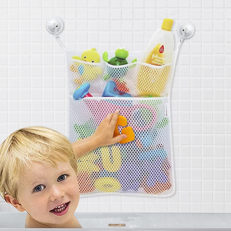 Baby Products For Bathing - Babyparty-Badespielzeug, weißes Baby- und Kinderspielzeug, Aufbewahrungsnetz