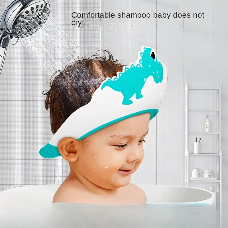 Baby Products For Bathing - Baby Weiche Gummi Wasserdichte Shampoo Kappe
