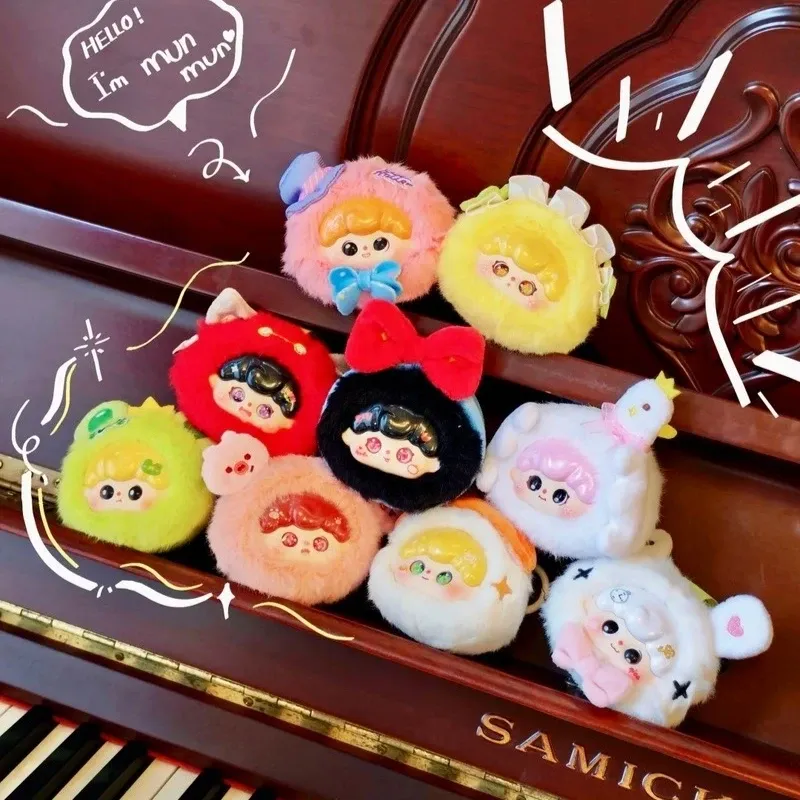 Baby Products For Face - Echtes Baby Three Munmun Märchen-Gute-Nacht-Geschichten-Plüsch-Vinyl-Gesicht Blindbox-Anhänger-Dekor