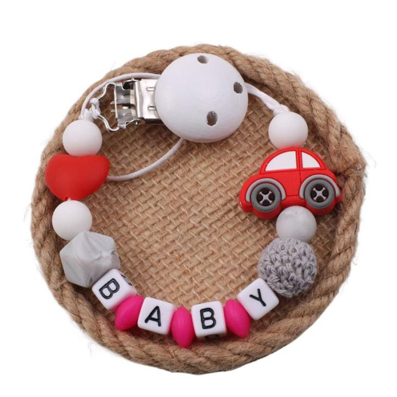 Baby Teethers - Cartoon Baby Schnuller Clips Kette Angepasst