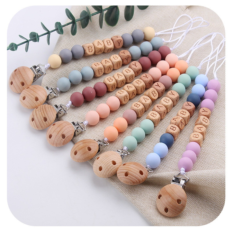 Baby Teethers - Neue Baby Schnuller Clips Personalisierte Name