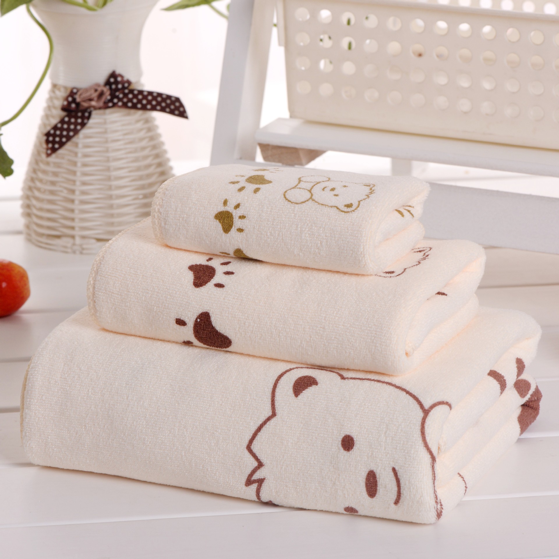 3 Stück Cartoon-Bär Baby-Badet – Baby Products For Face Bewertung und Preis