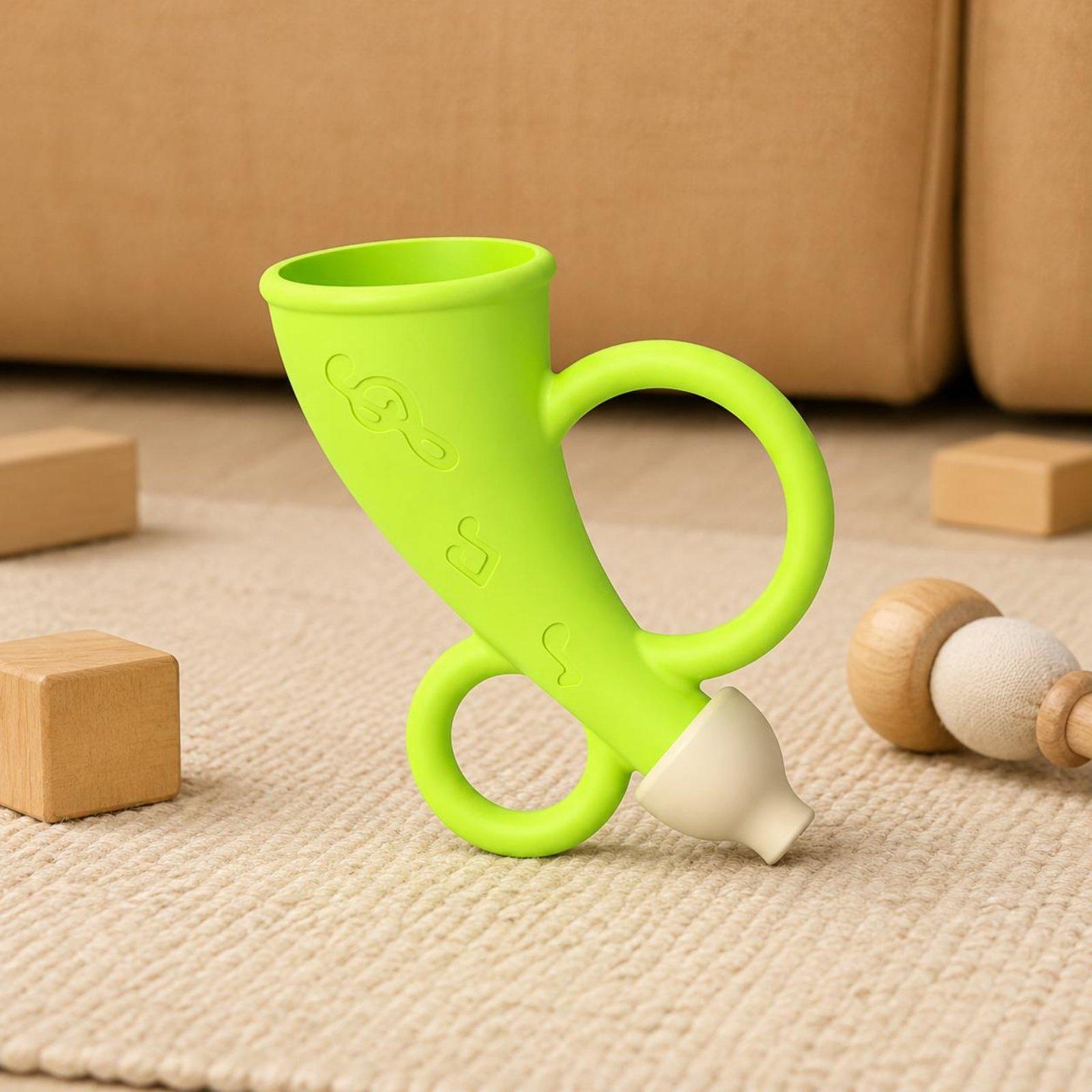 Baby-Silikon-Horn-Pfeife, kaub – Baby Teethers Bewertung und Preis