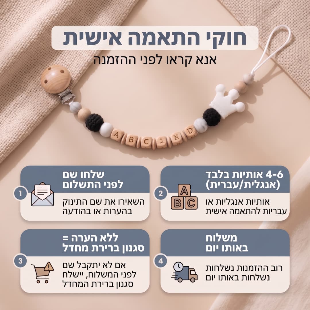 Hebräische personalisierte Bab – Baby Teethers Bewertung und Preis