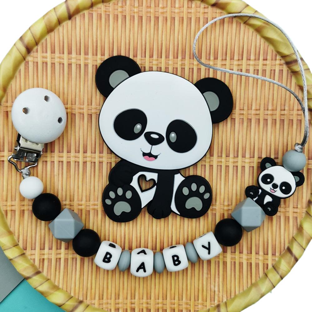 Panda Angepasst Englisch Silik – Baby Teethers Bewertung und Preis