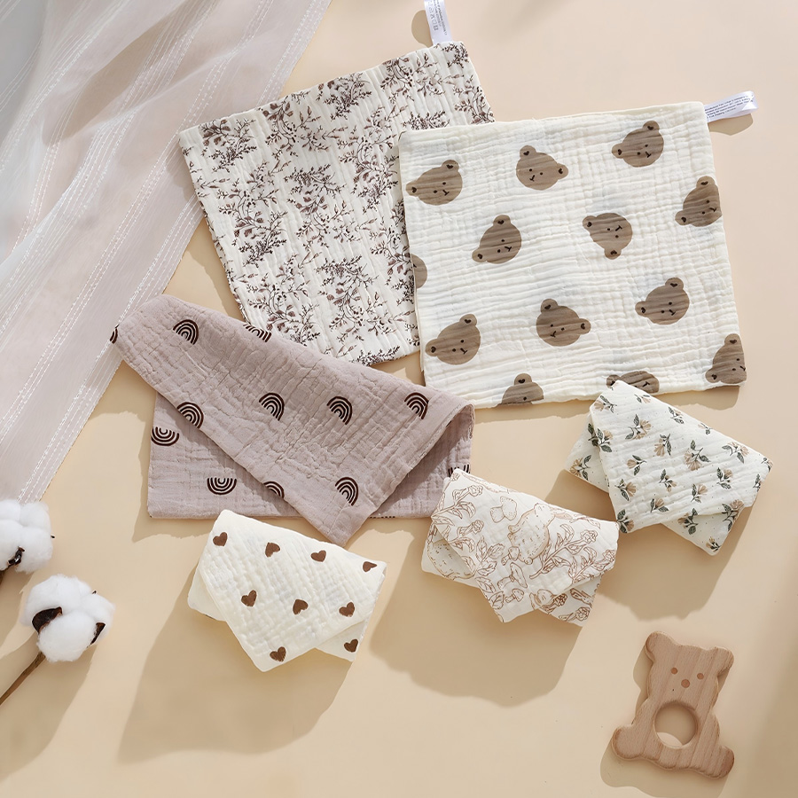 3/5 Stück quadratische Mulltüc – Baby Products For Face Bewertung und Preis